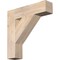 Ekena Millwork Traditional Block Smooth Bracket, Douglas Fir, 3 1/2"W x 16"D x 16"H BKT04X16X16TRA05SDF - alternate 1